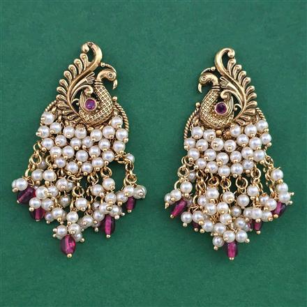 Antique Birds Earring with Gold Plating