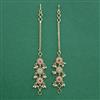 Antique Pearl Ear Chain with Gold Plating