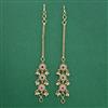 Antique Pearl Ear Chain with Gold Plating