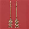 Antique Pearl Ear Chain with Gold Plating