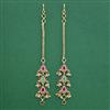 Antique Pearl Ear Chain with Gold Plating