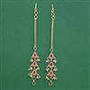 Antique Pearl Ear Chain with Gold Plating