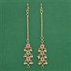 Antique Pearl Ear Chain with Gold Plating