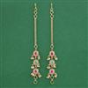 Antique Pearl Ear Chain with Gold Plating