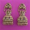 Antique Birds Earring with Matte Gold Plating