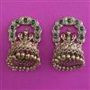 Antique Birds Earring with Matte Gold Plating