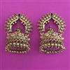 Antique Jhumki with Matte Gold Plating