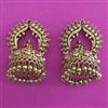 Antique Jhumki with Matte Gold Plating