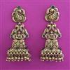 Antique Jhumki with Matte Gold Plating