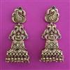 Antique Jhumki with Matte Gold Plating