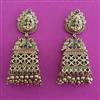 Antique Jhumki with Matte Gold Plating
