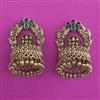 Antique Jhumki with Matte Gold Plating