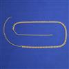 Antique Plain Gold Belt with Gold Plating