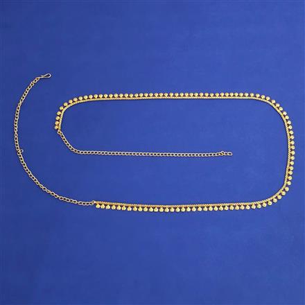 Antique Plain Gold Belt with Gold Plating