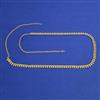 Antique Plain Gold Belt with Gold Plating