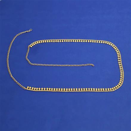 Antique Plain Gold Belt with Gold Plating
