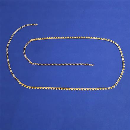 Antique Plain Gold Belt with Gold Plating