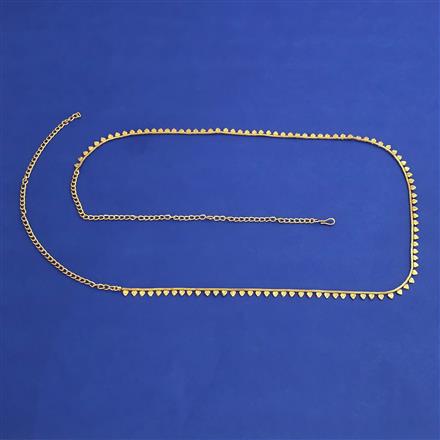 Antique Plain Gold Belt with Gold Plating