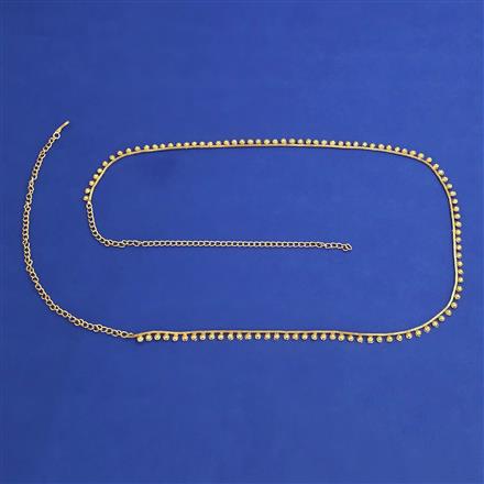 Antique Plain Gold Belt with Gold Plating
