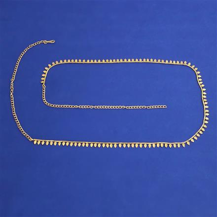 Antique Plain Gold Belt with Gold Plating