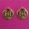 Antique Temple Earring with Matte Gold Plating