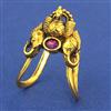 Antique Birds Ring with Matte Gold Plating