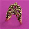 Antique Birds Ring with Matte Gold Plating