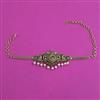 Antique Birds Baju Band with Matte Gold Plating