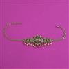Antique Birds Baju Band with Matte Gold Plating