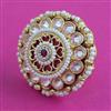 Antique Pearl Ring with Gold Plating