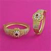 Antique 2 Pc Openable Bangles with Matte Gold Plating