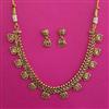 Antique Animal Necklace with Matte Gold Plating