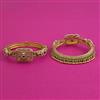 Antique Pearl Bangles with Matte Gold Plating