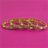 Antique Meenakari Bangles with Matte Gold Plating