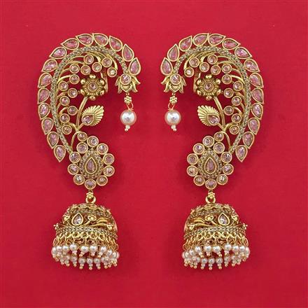 Antique Earcuff with Matte Gold Plating