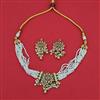 Antique Choker Necklace with Gold Plating