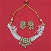 Antique Choker Necklace with Gold Plating