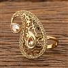Antique Classic Ring with mehndi plating