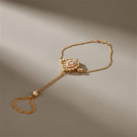 Kundan Classic Hath Pan With Gold Plating