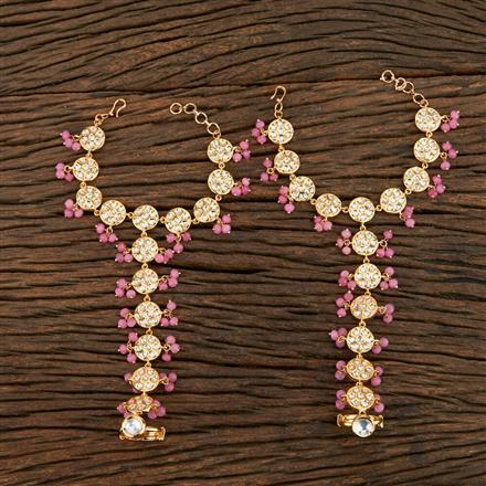 Kundan Classic Hath Pan With Gold Plating