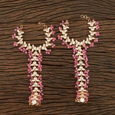 Kundan Classic Hath Pan With Gold Plating