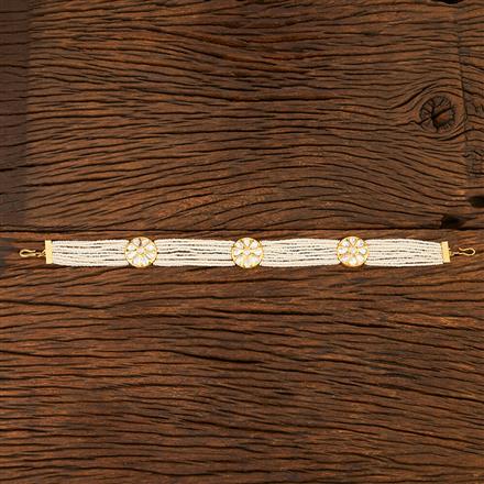 Kundan Pearl Shishful With Gold Plating