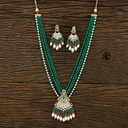Kundan Designer Pendant Set With Gold Plating