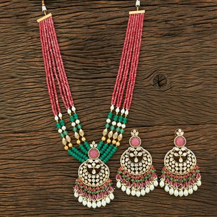 Kundan Classic Pendant Set with Gold Plating