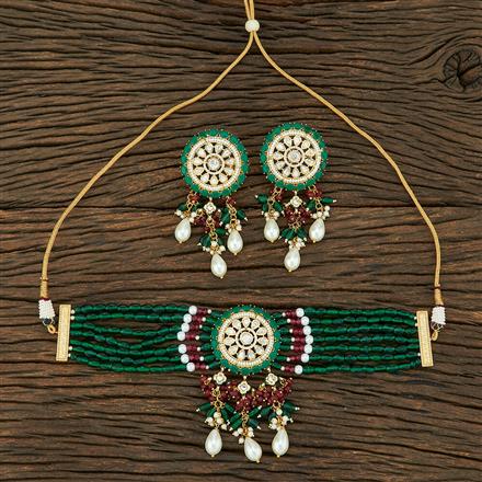 Kundan Designer Necklace With Gold Plating