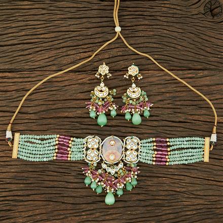 Kundan Mala Necklace With Gold Plating