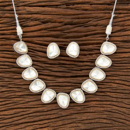 Kundan Classic Necklace With 2 Tone Plating