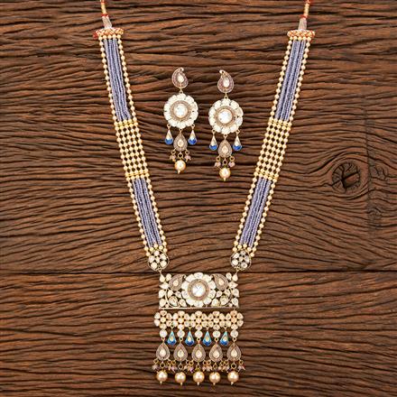 Kundan Mala Pendant Set With Gold Plating