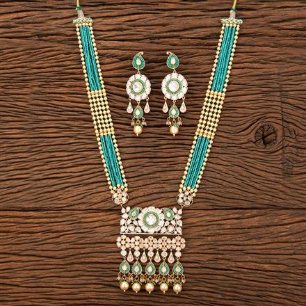 Kundan Mala Pendant Set With Gold Plating