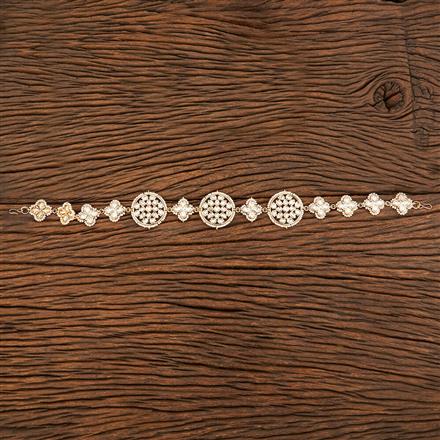 Kundan Pearl Shishful With Gold Plating